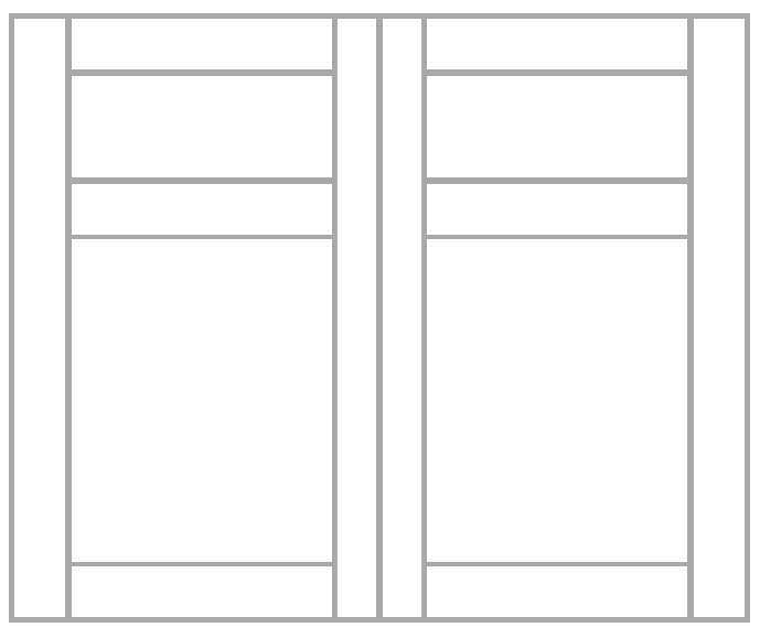 residential garage door panel style 2